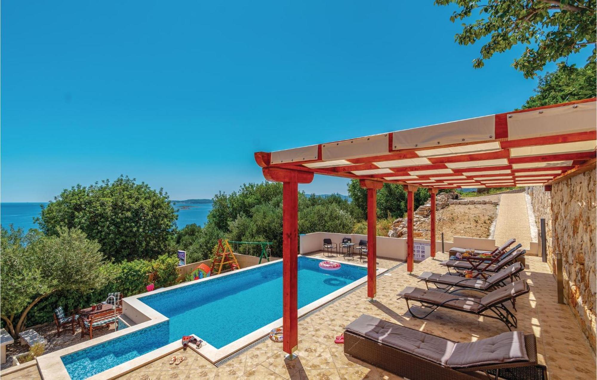 Nice Apartment In Orebic With House Sea View Exteriör bild