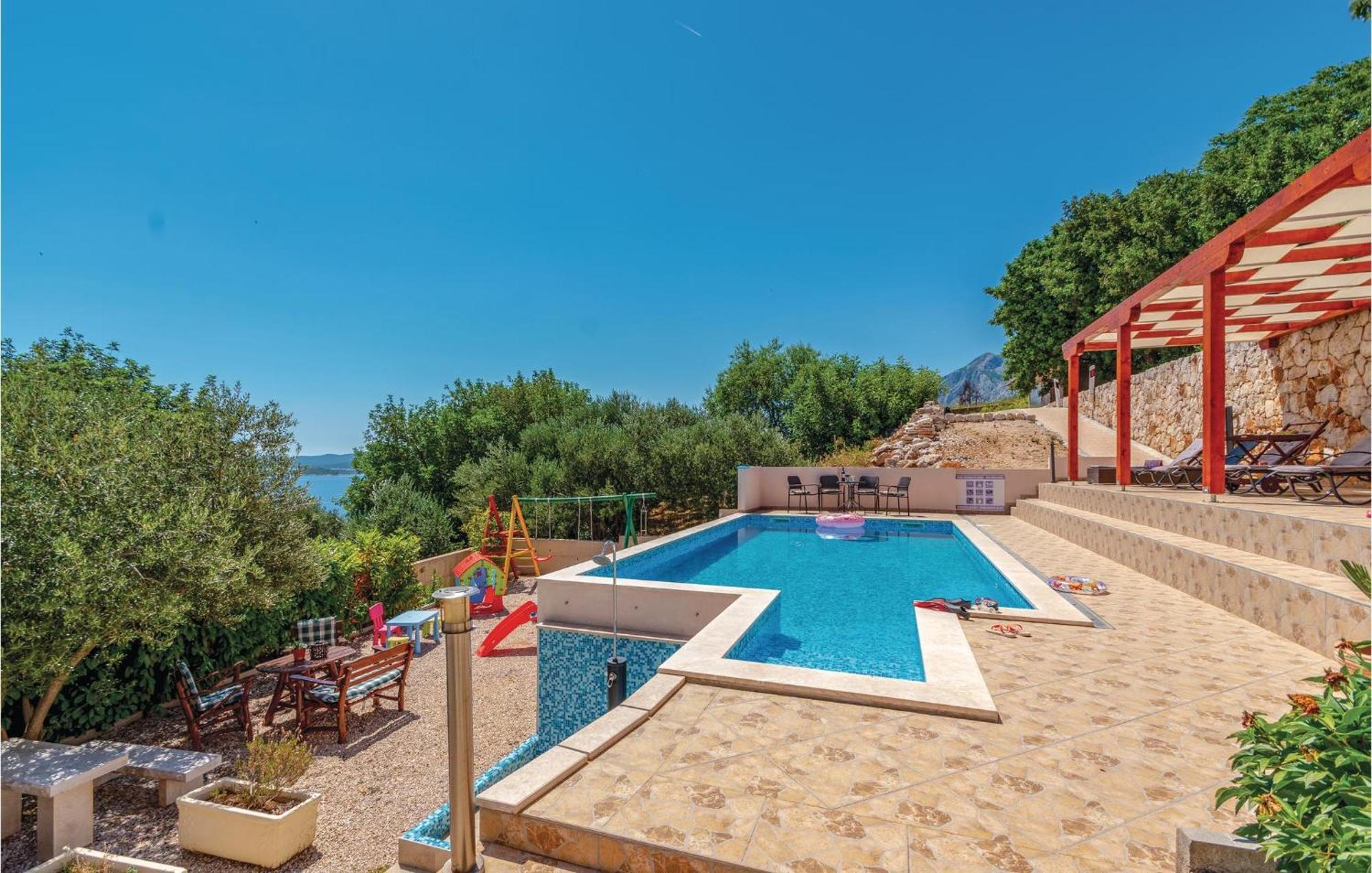Nice Apartment In Orebic With House Sea View Exteriör bild