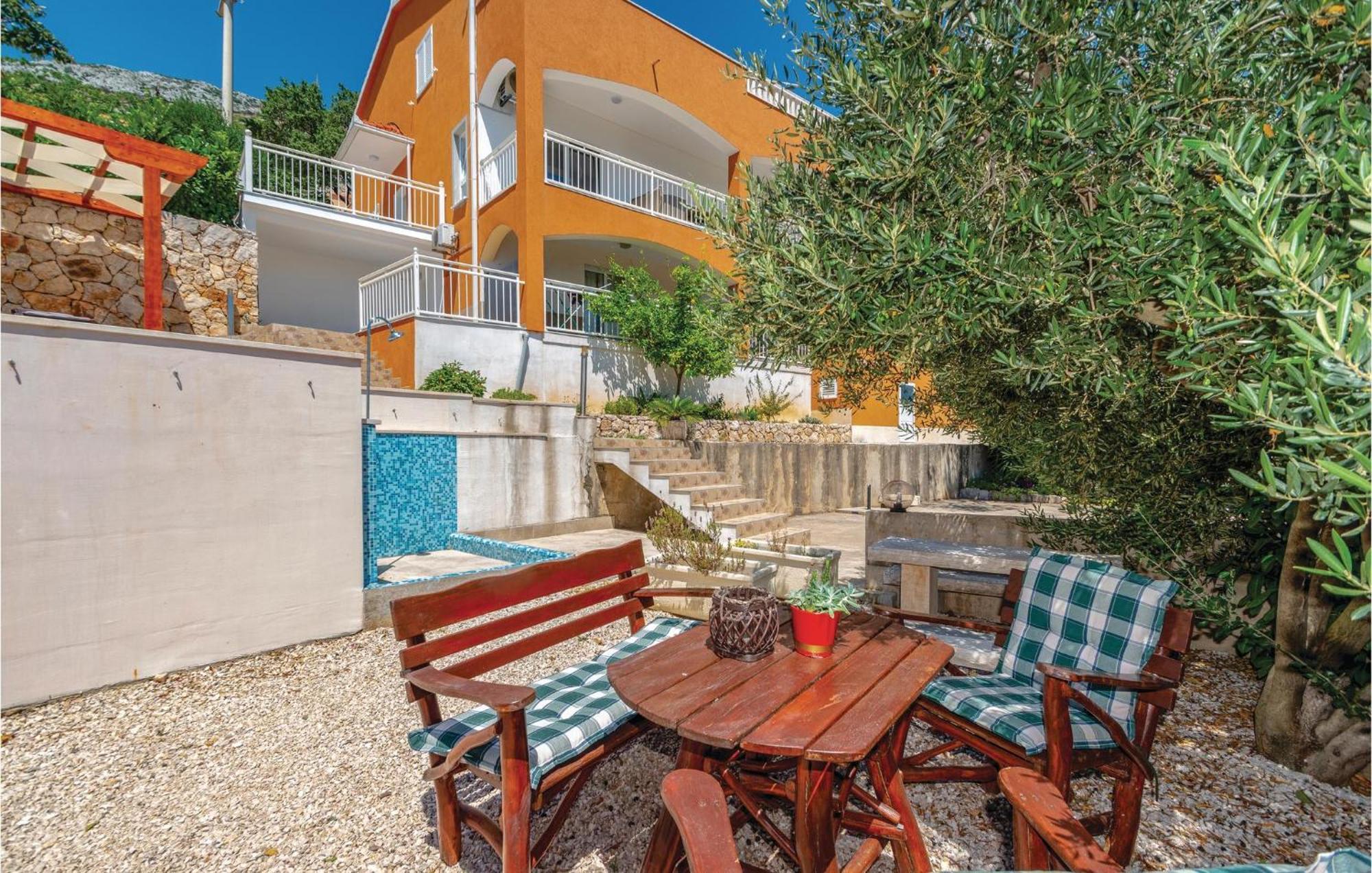 Nice Apartment In Orebic With House Sea View Exteriör bild