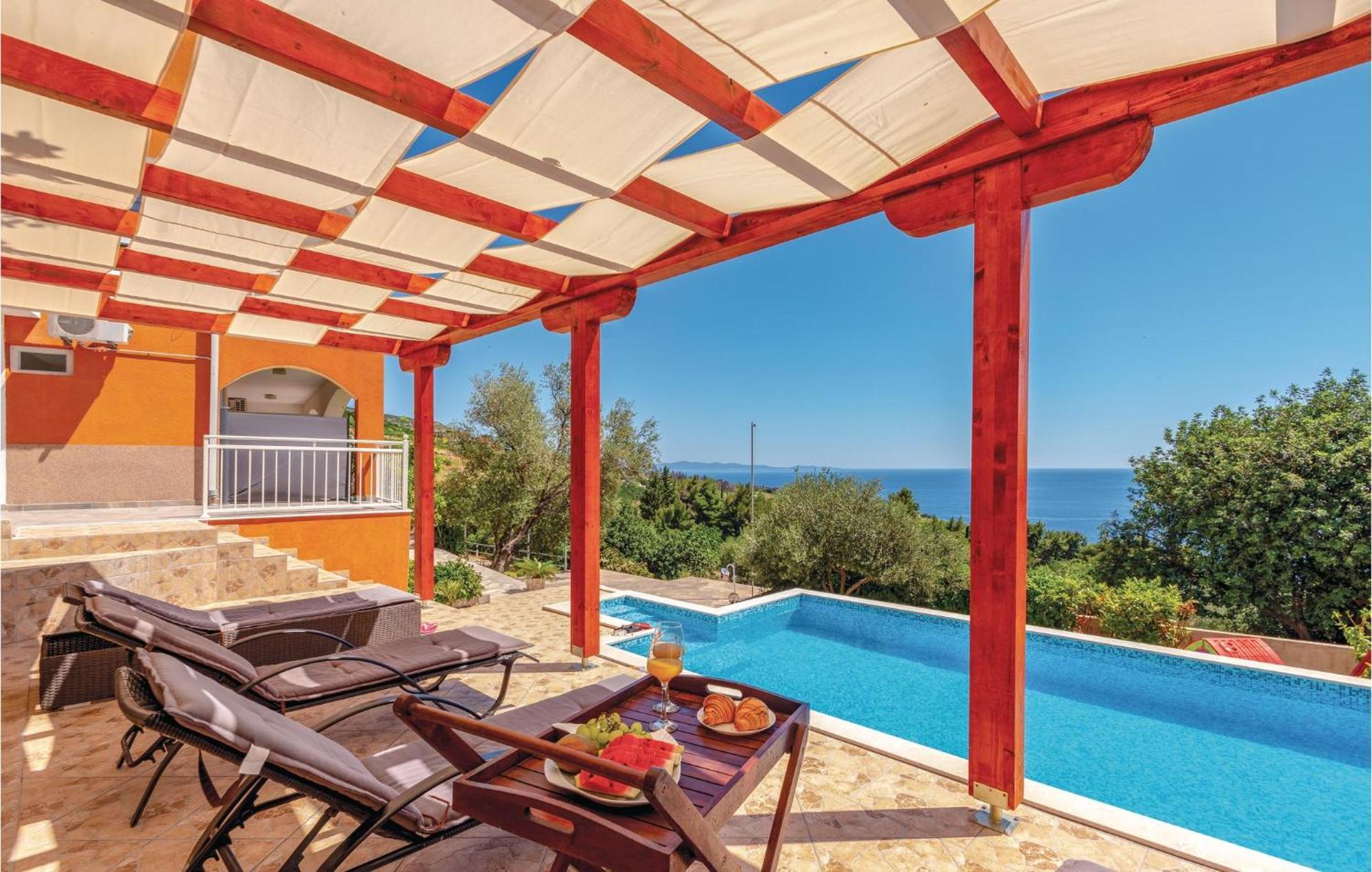 Nice Apartment In Orebic With House Sea View Exteriör bild