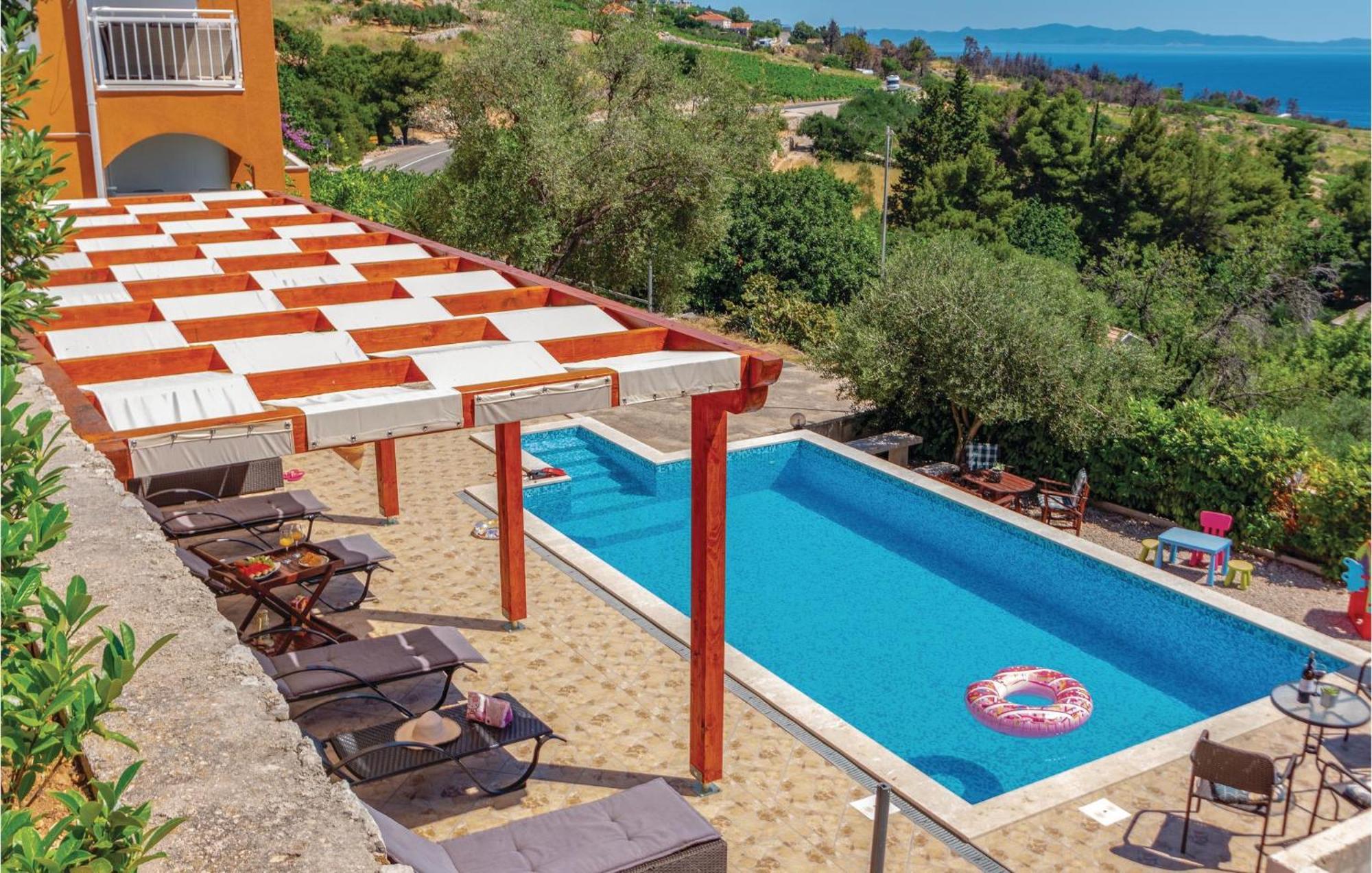 Nice Apartment In Orebic With House Sea View Exteriör bild