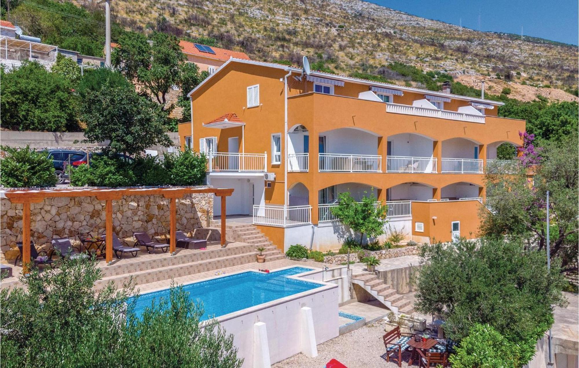 Nice Apartment In Orebic With House Sea View Exteriör bild